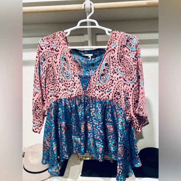 Anthropologie Floreat Boho Blouse Size M - Picture 4 of 6